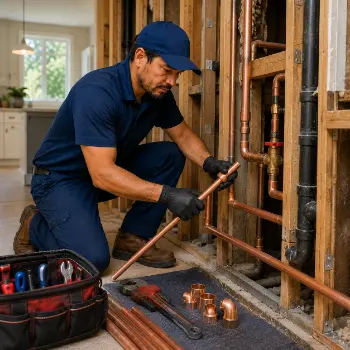Almaden Valley whole-house repipe by licensed plumber for homes with slab leak history