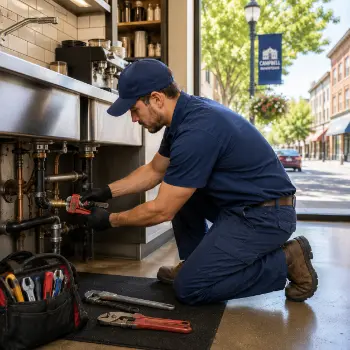 Plumber Campbell downtown providing commercial service to Hamilton Avenue businesses