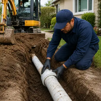 Sewer line excavation repair in San Jose by insured and bonded local plumber