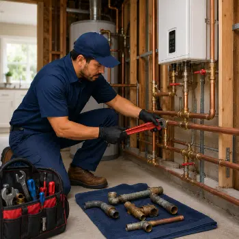 Whole-house repipe in Sunnyvale for galvanized pipe replacement by licensed plumber